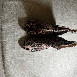 Leopard Print Ankle Boots